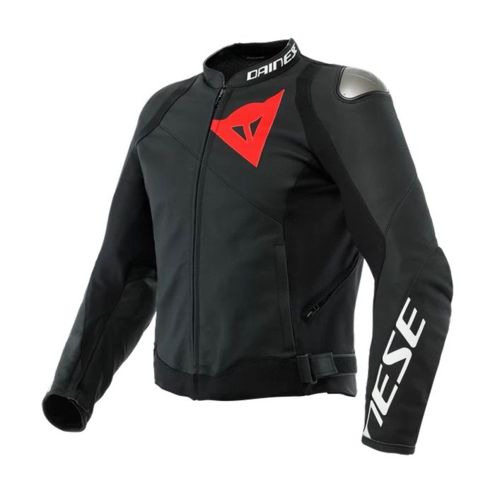 Giacca In Pelle Dainese Sportiva Black-matt/black