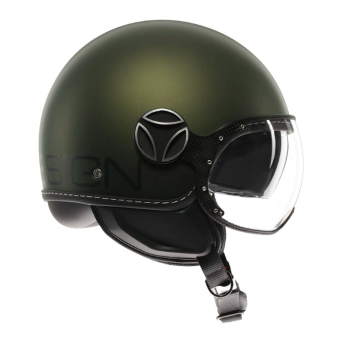 Casco Momo Fgtr Evo E2206 Mono Matt Green/black