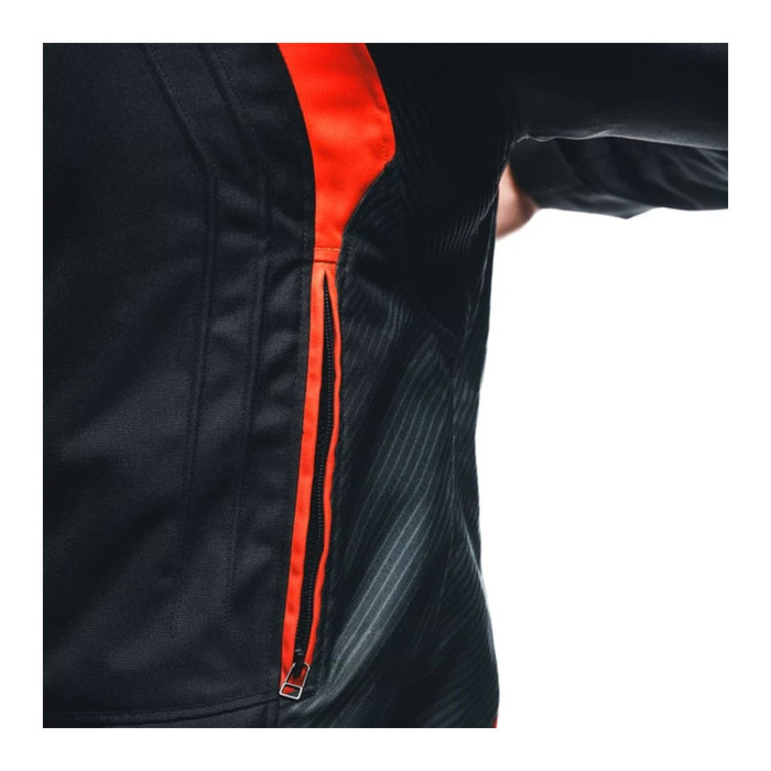 Giacca In Tessuto Dainese Avro 5 Black/red-fluo/white
