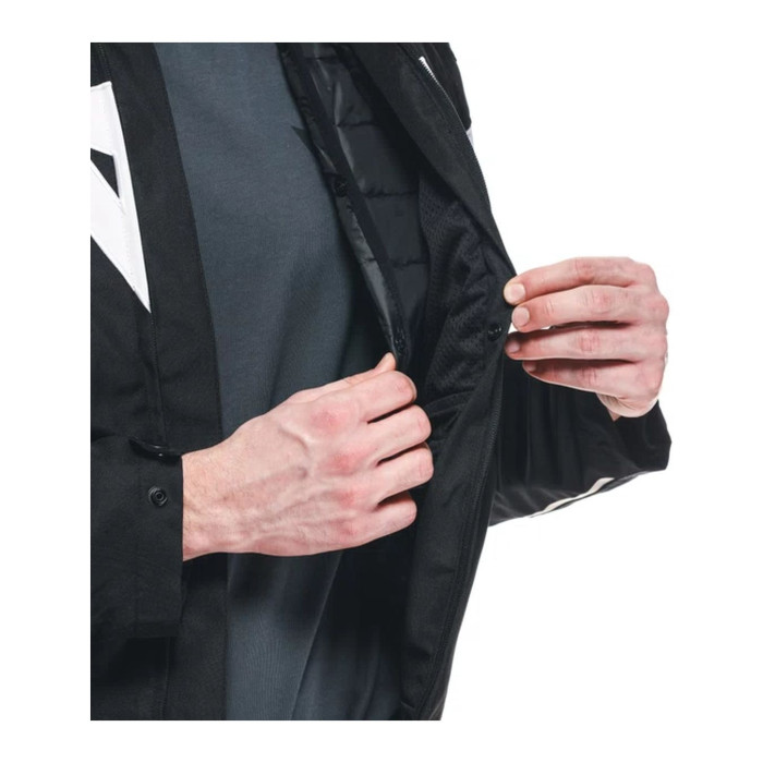 Giacca In Tessuto Dainese Avro 5 Black/white/black