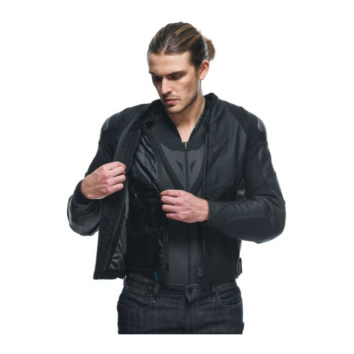 Giacca In Pelle Dainese Avro 5 Black/anthracite