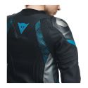 Giacca In Pelle Donna Dainese Avro 5 Wmn Black/teal/anthracit