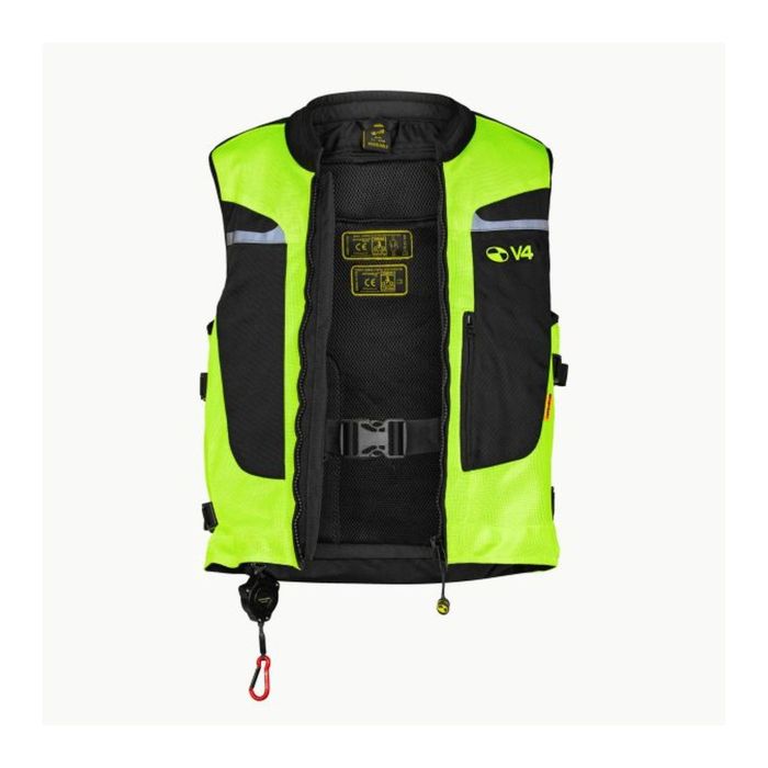 Motoairbag Mab V4 Modular Solo Gilet Fluo