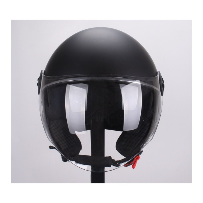 Casco Demi Jet Jfm 500 Con Sunvisor Nero Opaco