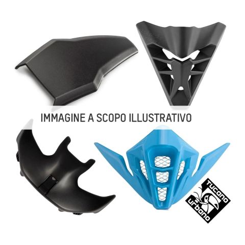 Cover Copri Areazione Per Casco Tucano Urbano 1150 Arancione Opaco