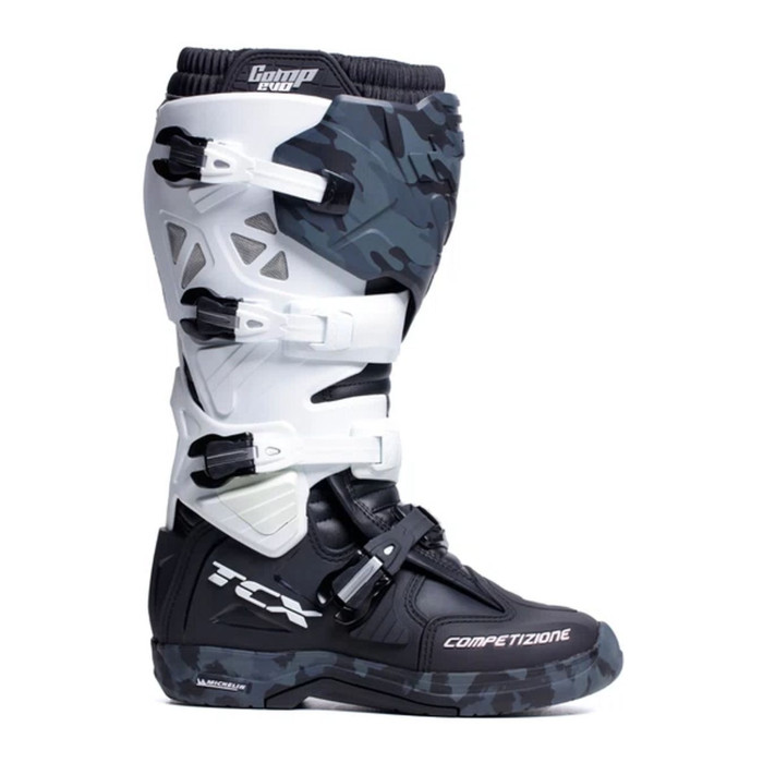 Stivali Microfibra Tcx Comp Evo 2 Michelin Black/white/camo