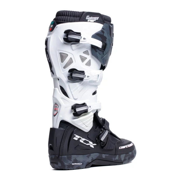 Stivali Microfibra Tcx Comp Evo 2 Michelin Black/white/camo