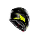 Casco Agv Tourmodular E2206 Multi Perception Matt Black/yel Fluo