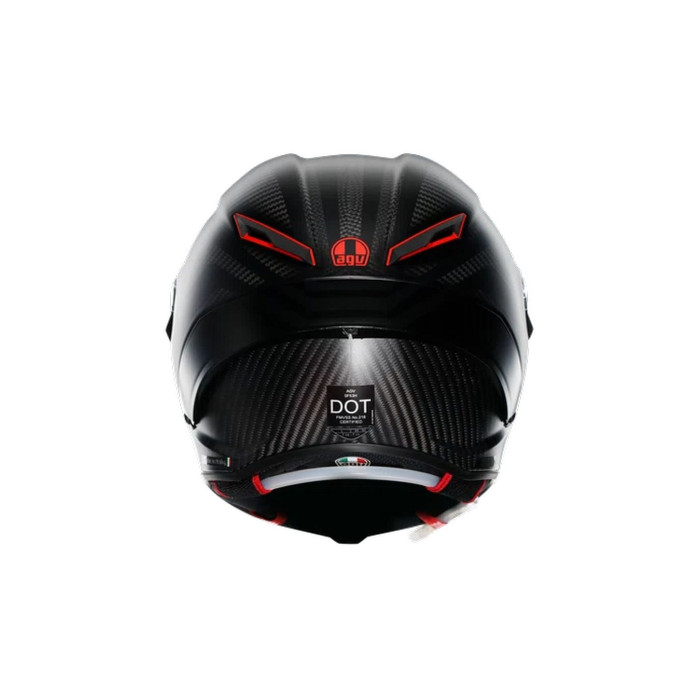 Casco Agv Pista Gp Rr E2206 Dot Intrepido Matt Carbon/black/re