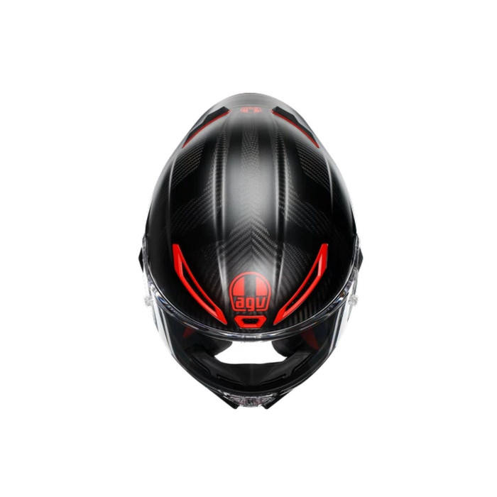 Casco Agv Pista Gp Rr E2206 Dot Intrepido Matt Carbon/black/re