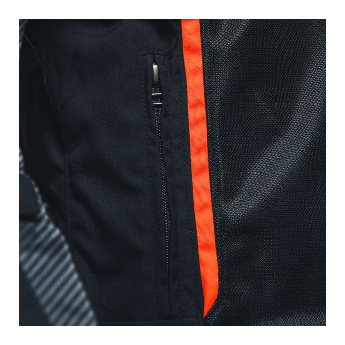 Giacca Estiva Dainese Air Frame 3 Tex Black/black/red-fluo