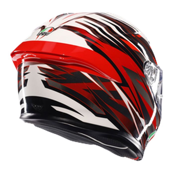 Casco Agv K6 S E2206 Reeval White/red/grey