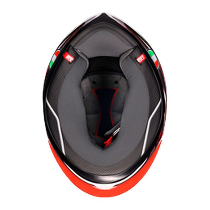 Casco Agv K6 S E2206 Reeval White/red/grey