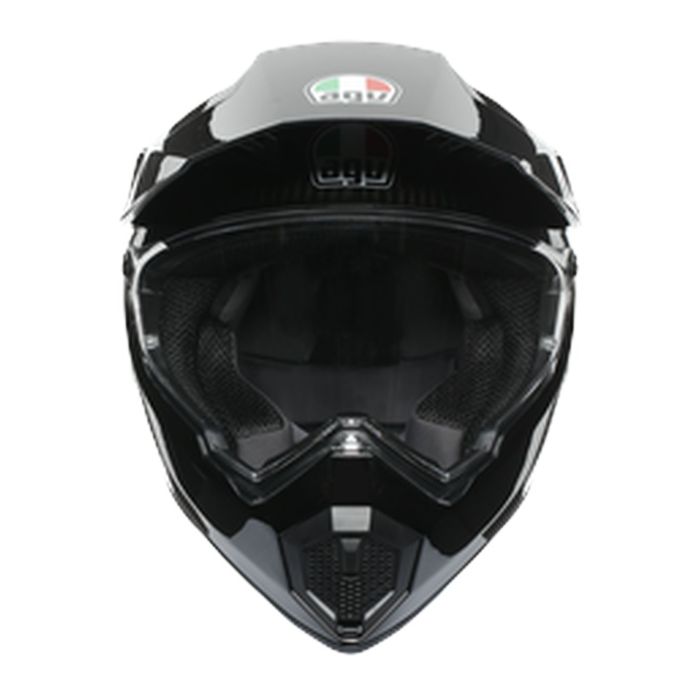 Casco Agv Ax9 E2206 Mono Glossy Carbon