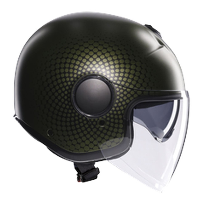 Casco Agv Eteres E2206 Andora Matt Green/black
