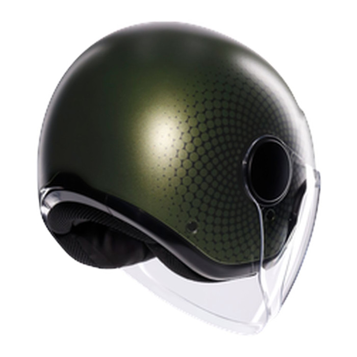 Casco Agv Eteres E2206 Andora Matt Green/black