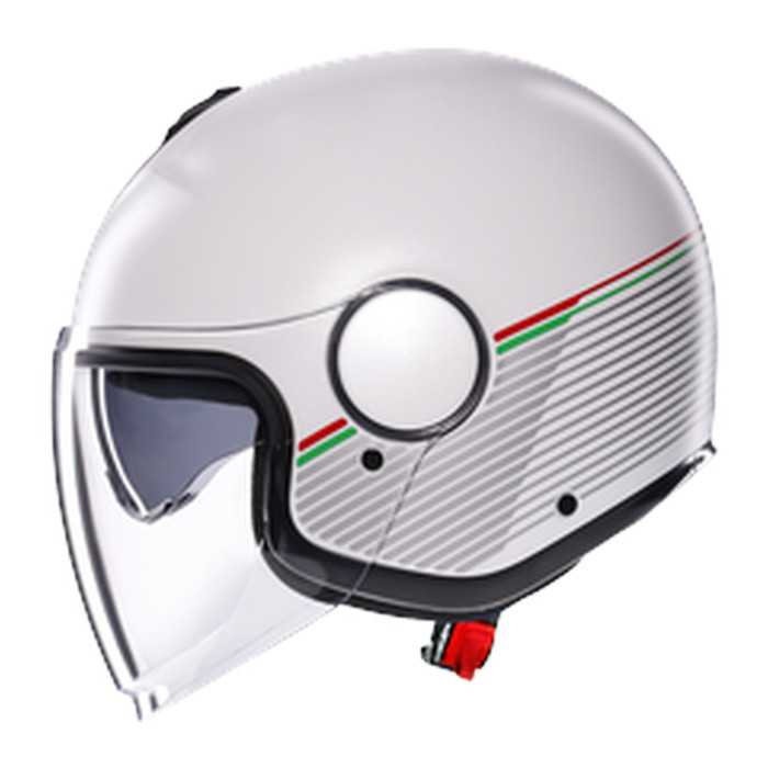 Casco Agv Eteres E2206 Capoliveri Matt White/italy
