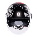 Casco Agv Eteres E2206 History Matt Black/white/red