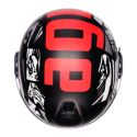 Casco Agv Eteres E2206 History Matt Black/white/red