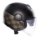 Casco Agv Eteres E2206 Ponza Matt Black/gold