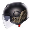 Casco Agv Eteres E2206 Ponza Matt Black/gold