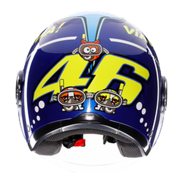 Casco Agv Eteres E2206 Rossi Misano 2015