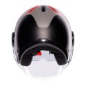 Casco Agv Eteres E2206 Scaglieri Matt Grey/red