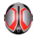 Casco Agv Eteres E2206 Scaglieri Matt Grey/red