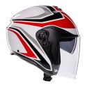 Casco Agv Irides E2206 Tolosa Black/grey/red