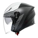 Casco Agv K5 Jet Evo E2206 Control Matt Black/white