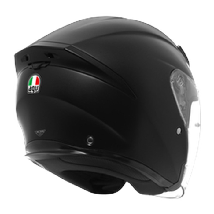Casco Agv K5 Jet Evo E2206 Mono Matt Black