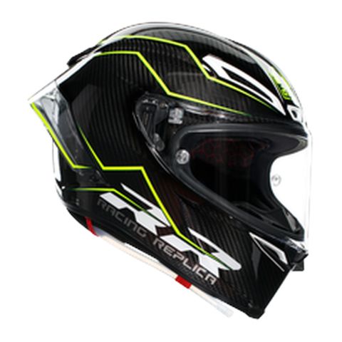 Casco Agv Pista Gp Rr E2206 Dot Performante Carbon/lime
