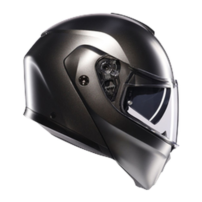 Casco Agv Streetmodular E06 Mono Matt Asfalto Gr