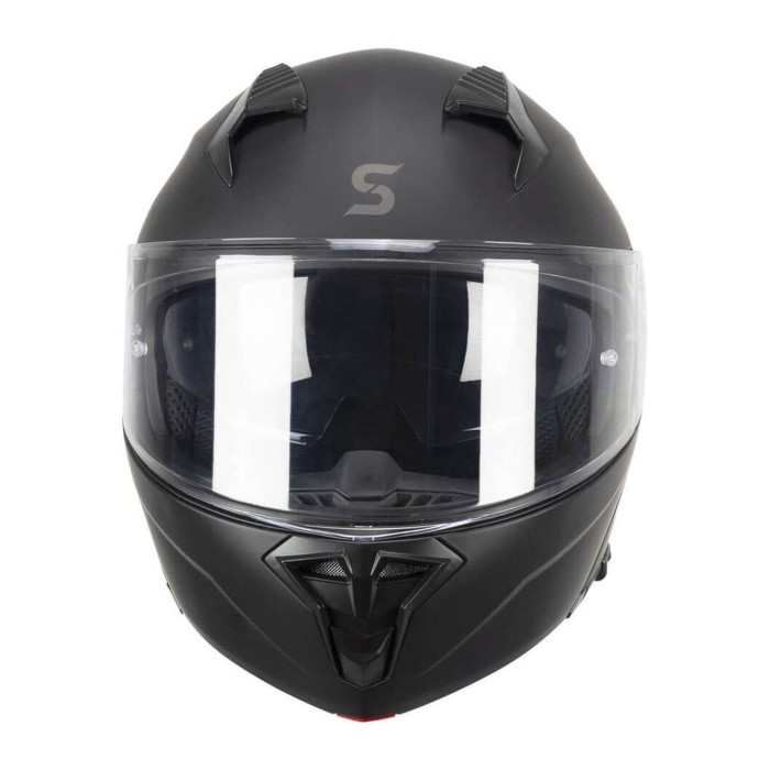 Casco Modulare Ska-p Falcon P/j Con Sunvisor Nero Opaco