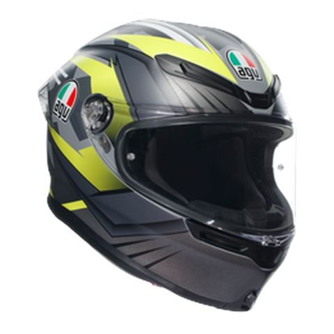 Casco Integrale Agv K6 S E06 Excite Matt Camo/yel