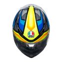 Casco Integrale Agv K6 S E06 Joan Black/blue/yell