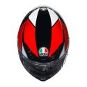 Casco Integrale Agv K6 S E06 Hyphen Black/red/whi
