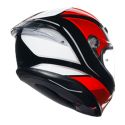 Casco Integrale Agv K6 S E06 Hyphen Black/red/whi