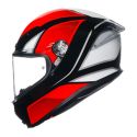 Casco Integrale Agv K6 S E06 Hyphen Black/red/whi