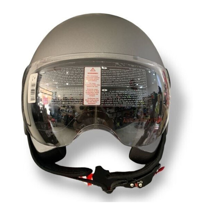 Casco Jfm Demi Jet Monocolore Antrcite Opaco