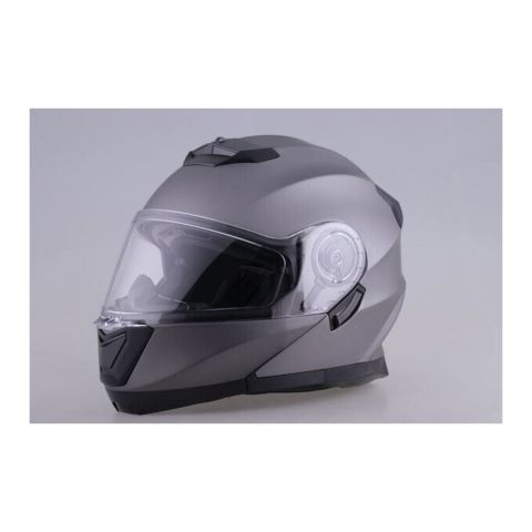 Casco Jfm Flip-up Apribile Doppia Visiera Antrcite Opaco