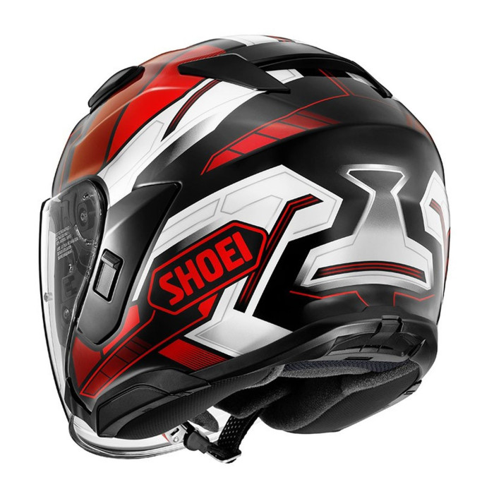 Casco Shoei J-cruise 3 Whizzy Tc1 - Black Red