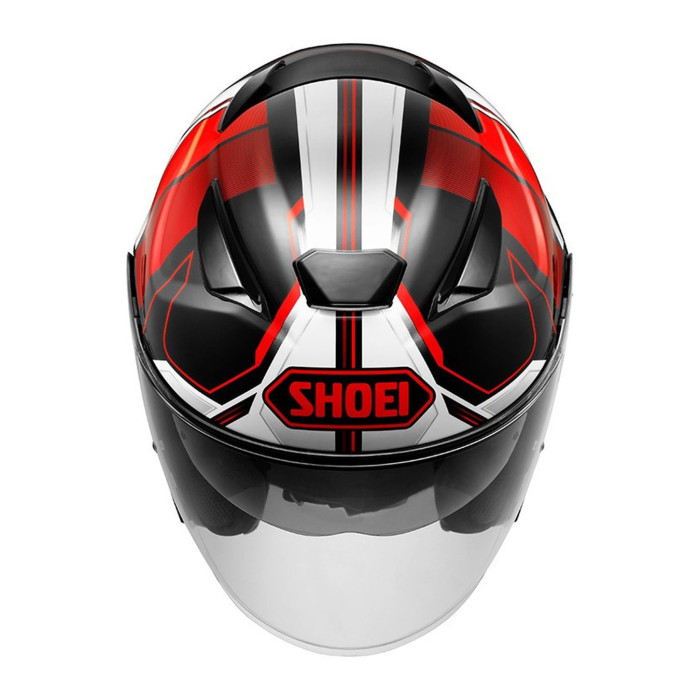 Casco Shoei J-cruise 3 Whizzy Tc1 - Black Red