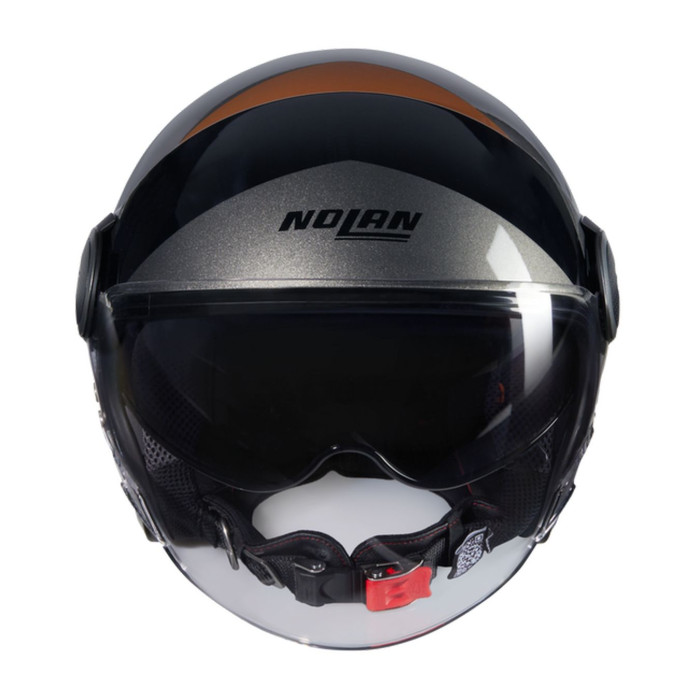 Casco Nolan N21 Visor 06 Tangente Nero Grigio Terra