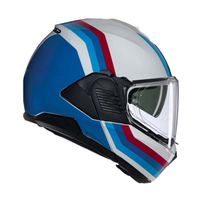 Casco Nolan N120-1 Lineo Bianco Blu Rosso
