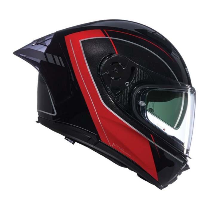 Casco Nolan N60-6 Sport Mesmerico Nero Rosso Metal