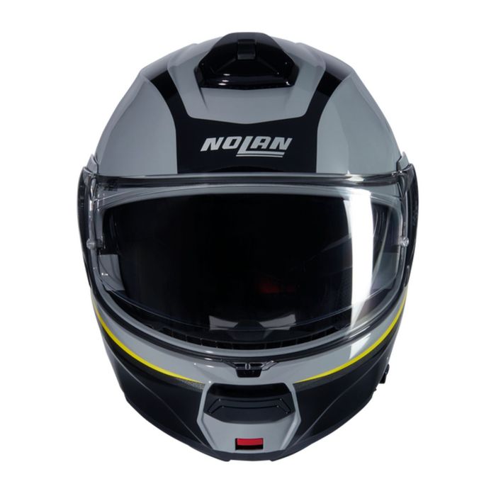 Casco Nolan N100-6 Incognito Grigio Giallo Nero