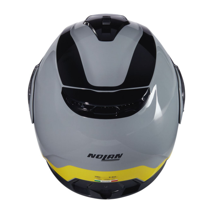 Casco Nolan N100-6 Incognito Grigio Giallo Nero