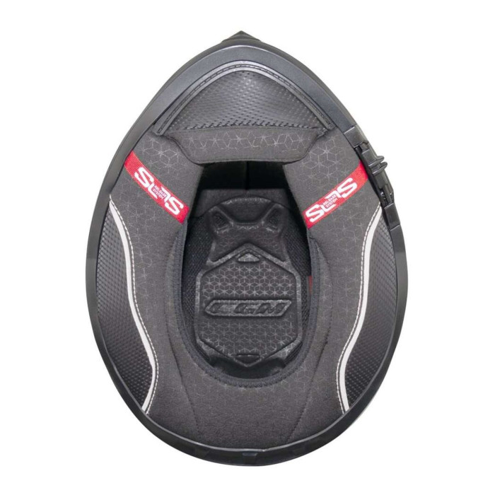 Casco Integrale Fibra Cgm 360a Kad Mono Nero Opaco