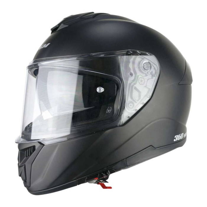 Casco Integrale Fibra Cgm 360a Kad Mono Nero Opaco